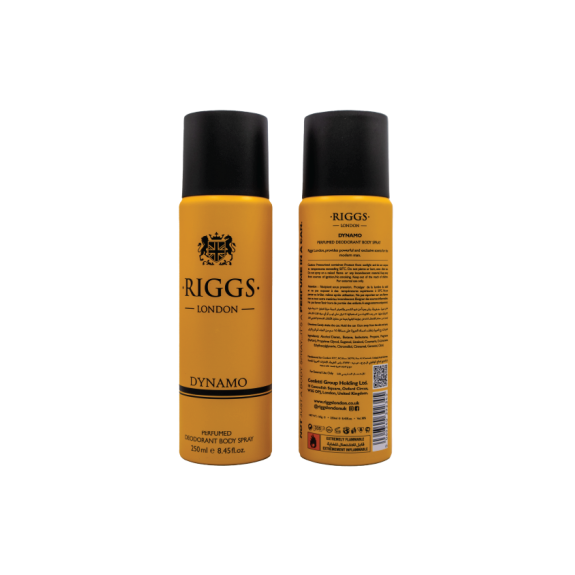 Riggs London Dynamo Body Spray 250ml